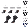 thumbnail image 2 of Helii Men's Reinforced Ankle Socks 5 Pairs, Breathable Athletic Running Socks, Cushioned Basketball Socks with Arch Support, Durable Non-Slip Sports Socks for Gym Green,One Size, 2 of 3