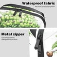 thumbnail image 4 of Coconut Jujube Tree Charger Organizer Hard Drive Bag Cable Cord Organizer Small Storage Pouch Oxford Fabric Waterproof Electronic Digital Accessories Travel Case 5.9x9.44x3.14 in., 4 of 6
