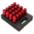 thumbnail image 2 of Lug , Heavy Duty Cone  Wheel  Lug Nuts  For Car Red, 2 of 8