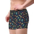 thumbnail image 2 of Sikiie Shells and Seaweed Print Men's Boxer Briefs, Elastic Waistband Boxer Briefs Leggings-XX-Large, 2 of 5