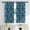 West Highland White, variant on Samoyed and Maltese and Floral Blackout Curtains,Triple Weaved Fabric,Thermal Insulated,Room Darkening,Grommet Top,2 Panels,52x96in(132x244cm)