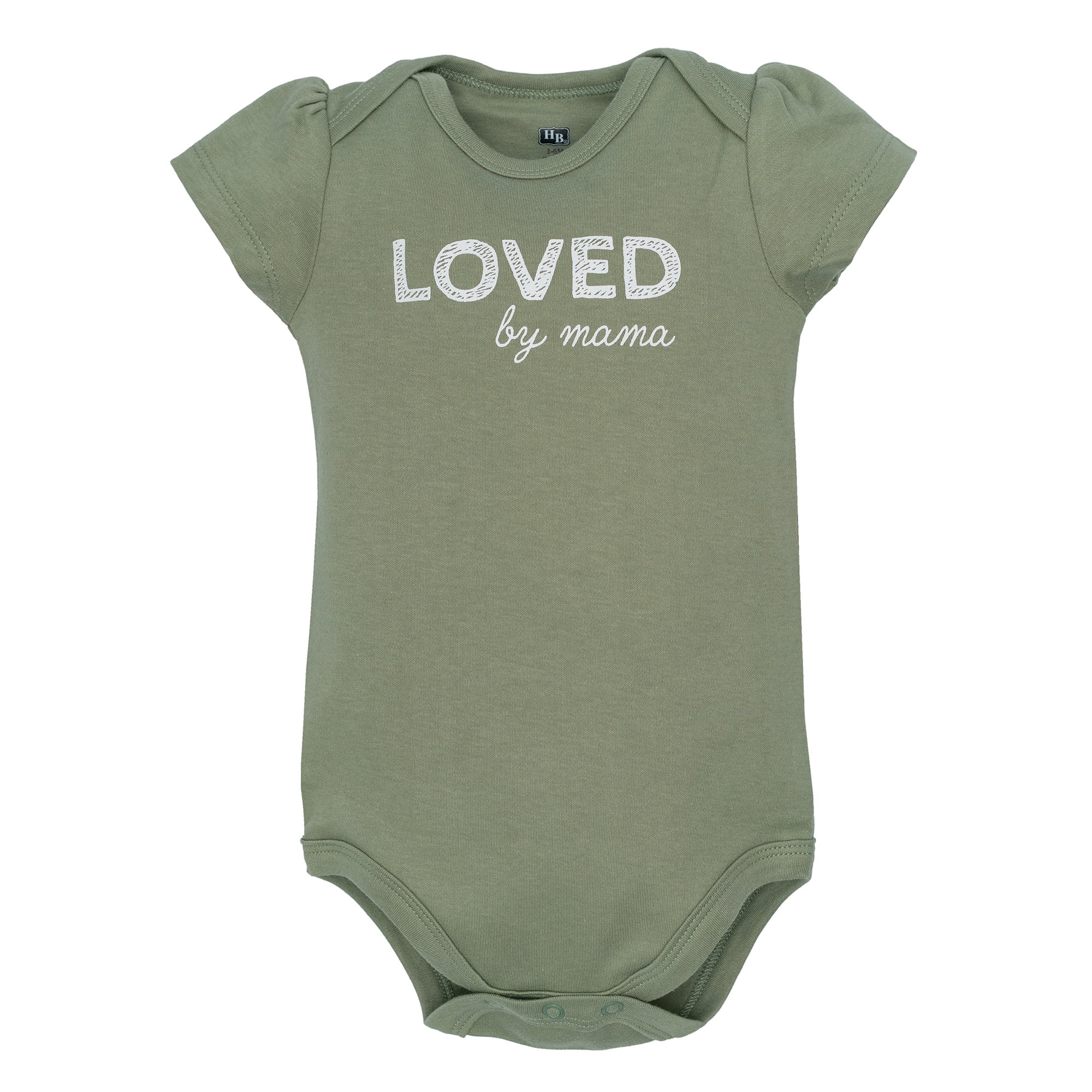 Hudson Baby Infant Girls Cotton Bodysuits 5-Pack, Eucalyptus, 18-24 Months