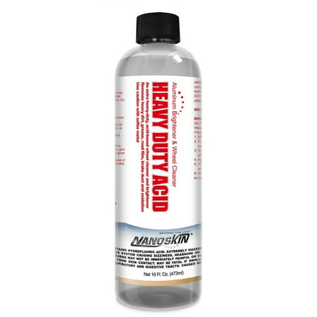 Heavy Duty Oxidation Remover - Nanoskin (NA-HDA16) HEAVY DUTY ACID Aluminum Brightener & Wheel 4:1 16 oz