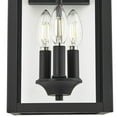 thumbnail image 4 of John Timberland Mira Modern Outdoor Wall Light Fixture Flat Black 21 1/2" Clear Glass for Post Exterior Barn Deck House Porch Yard Posts Patio Home, 4 of 9