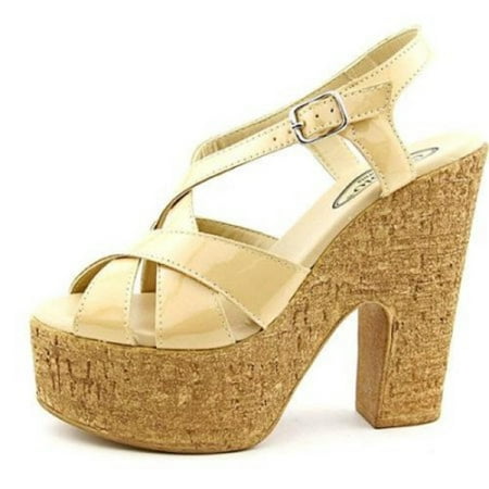 Callisto Womens DONA Open Toe Casual Slingback Sandals