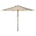 thumbnail image 2 of Bond Manufacturing Bond Shade Factory 9 Ft. Wooden Double Pulley Green Market Umbrella — Residential Use, Standard Application, 2 of 5