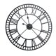 thumbnail image 2 of 1 reloj de pared de arte del hierro de Roma., 2 of 3