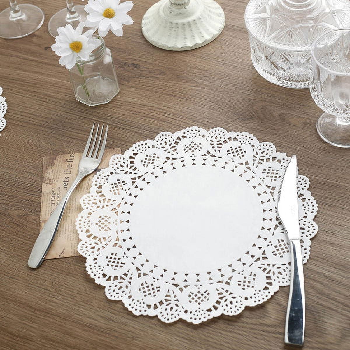 White Lace Paper Doilies, Flower Bottom Paper Placemats, Disposable Paper  Doilies, French Fries Fried Chicken Paper, Paper Pad Tray, For Food, Cake,  Tableware Decoration, Home Kitchen Accessories - Temu Philippines