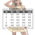 thumbnail image 2 of Striped Sleeveless Dress for Women Summer Crewneck Pullover Loose Sundress Ruffle Mini Tank Dress, XL, 2 of 2