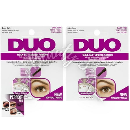 Ardell Adhesive - DUO Quick-Set Striplash 5g - Dark x 2