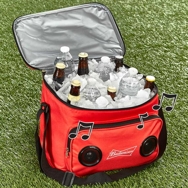 Budweiser Bluetooth Speaker Cooler Bag with USB Rechargeable & 24