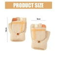 thumbnail image 2 of Guantes de lana con aislamiento térmico sin dedos para mensajes de texto para mujeres y hombres, cálidos y convertibles de punto con solapa Fäustlinge, 2 of 5