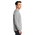 thumbnail image 4 of Gildan Ultra Cotton Men’s Long Sleeve T-Shirt, Durable, Crewneck Classic Fit Tee, Ash, S, 4 of 5