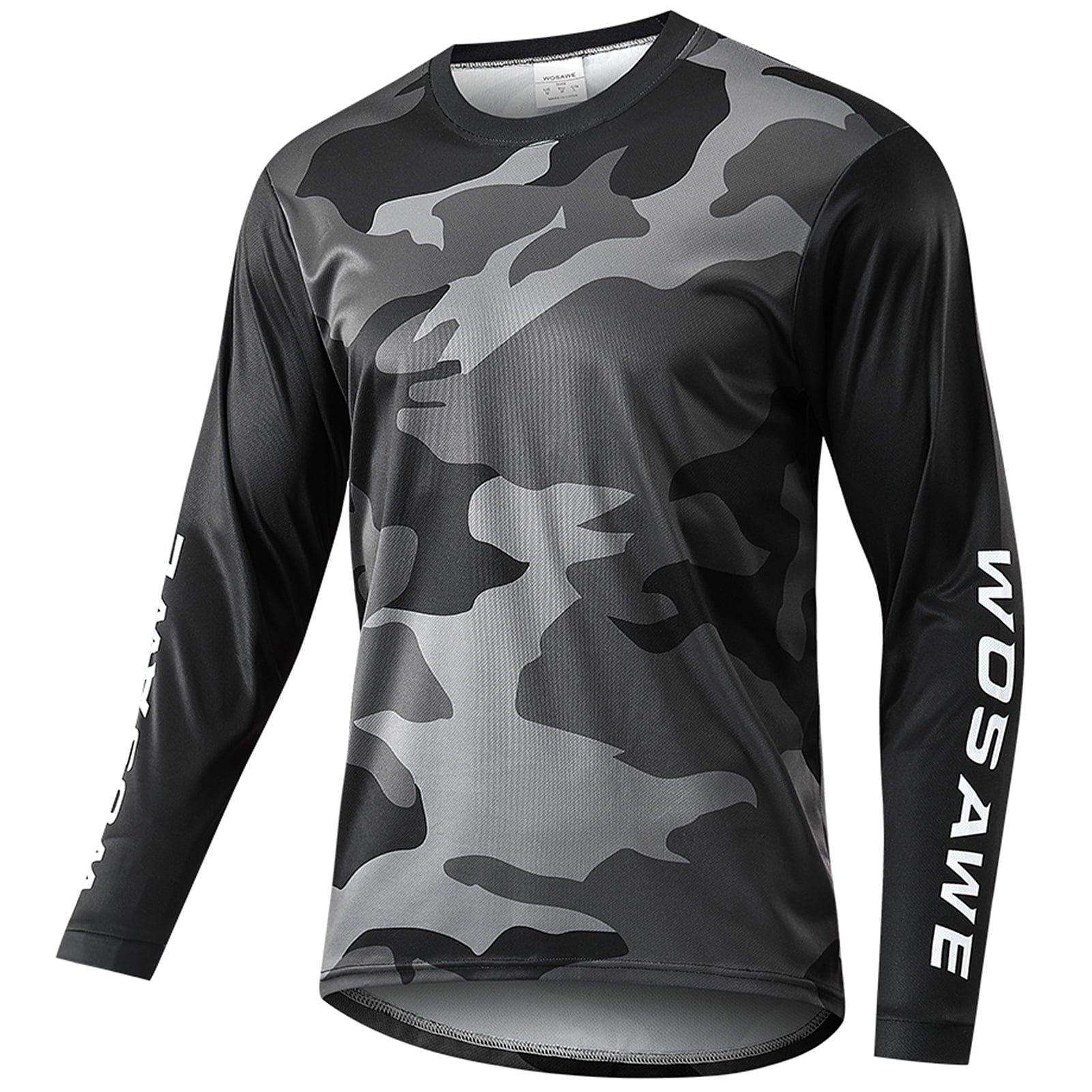 Mens MTB Cycling Jersey Long Sleeves High Quality Biking Cycle Racing Shirt Top 