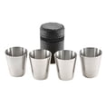 thumbnail image 3 of Ruanlalo 4Pcs Mini 70ml Drink Liquor Stainless Steel Cups with Holder Travel Barware, 3 of 6