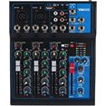 thumbnail image 1 of YaeCCC Mic Mixer Audio Sound Mixing Board, DJ Mixer Mixing Console for Karaoke with USB Slot (4 Channel), 1 of 5