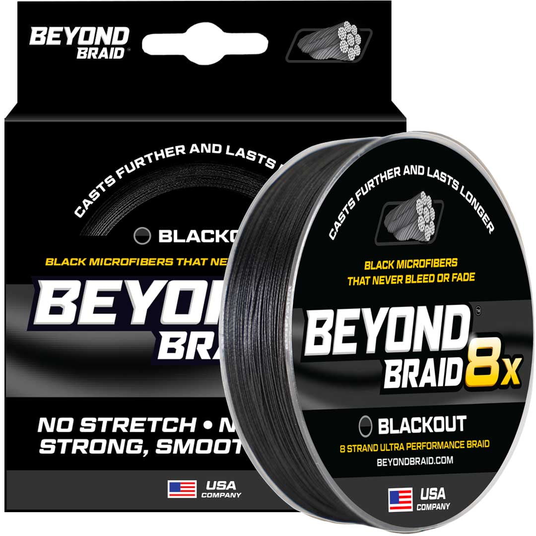 Beyond Braid Blackout 8X No Fade 2000 Yards 100LB