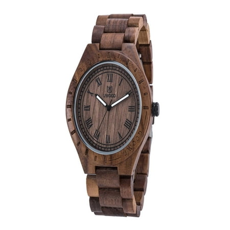 UWOOD Trendy Style Male Man's Brand Luminous Analog High Quality Wood Wooden Watch Quartz Business