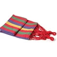 thumbnail image 2 of RKXQT Camping Hammock, Durable Canvas Fabric, Sturdy Tree Straps with Carrying Bag, for Travel, Beach, Backyard, Red, 2 of 5
