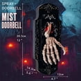 thumbnail image 3 of sruoe Halloween Voice‑Activated Skeleton Hand Doorbell, Light Mist Prank Wall Ornament, Halloween Spooky Accent, Halloween Horror Vibe Decor for Front Door Porch Bar Wall Entryway, 3 of 7