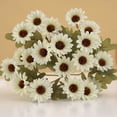 thumbnail image 4 of Lksixu Realistic Daisy Plastic Flowers Decoration, Chamomile Artificial Flowers No Fade Faux Plastic Plant Bouquet Chrysanthemum Floral Picks Wedding Vase Filler Spring Decor Gifts for Mother's Day, 4 of 7