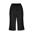 thumbnail image 6 of Leesechin Women's Capris Cargo Hiking Pants Lightweight Quick Dry Outdoor Athletic Running Sports Travel Summer Zipper Pockets, 6 of 6