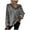 Dark Gray-Sweaters, variant on Off the Shoulder Sweater for Women Comfy V Neck Striped Pullover Oversized Long Sleeve Jumper Tops