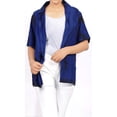 thumbnail image 4 of HAPPY BAY Women's Casual Beach Hawaiian Short Sleeve Blouse Shirt Dressy Blouses Button Down Dress Tops Tee Shirts T Shirts for Women M Faded Tie Dye, Blue, 4 of 5