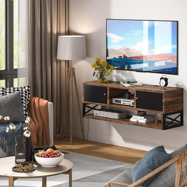 Tribesigns floating cheap tv shelf