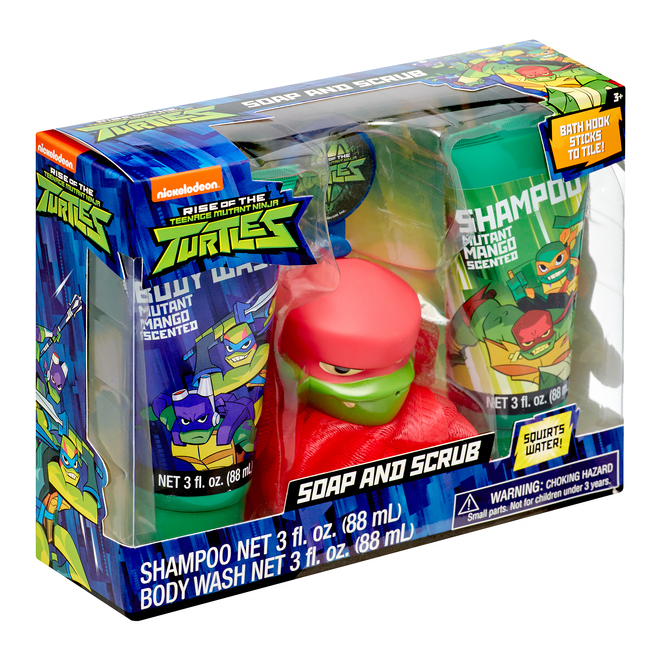 Teenage Mutant Ninja Turtles 4-Piece Soap and Scrub Body Wash and Shampoo Set - image 2 of 5