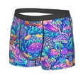 thumbnail image 2 of Kll Colorful Mushrooms Men'S Cotton Boxer Briefs Underwear-Large, 2 of 9