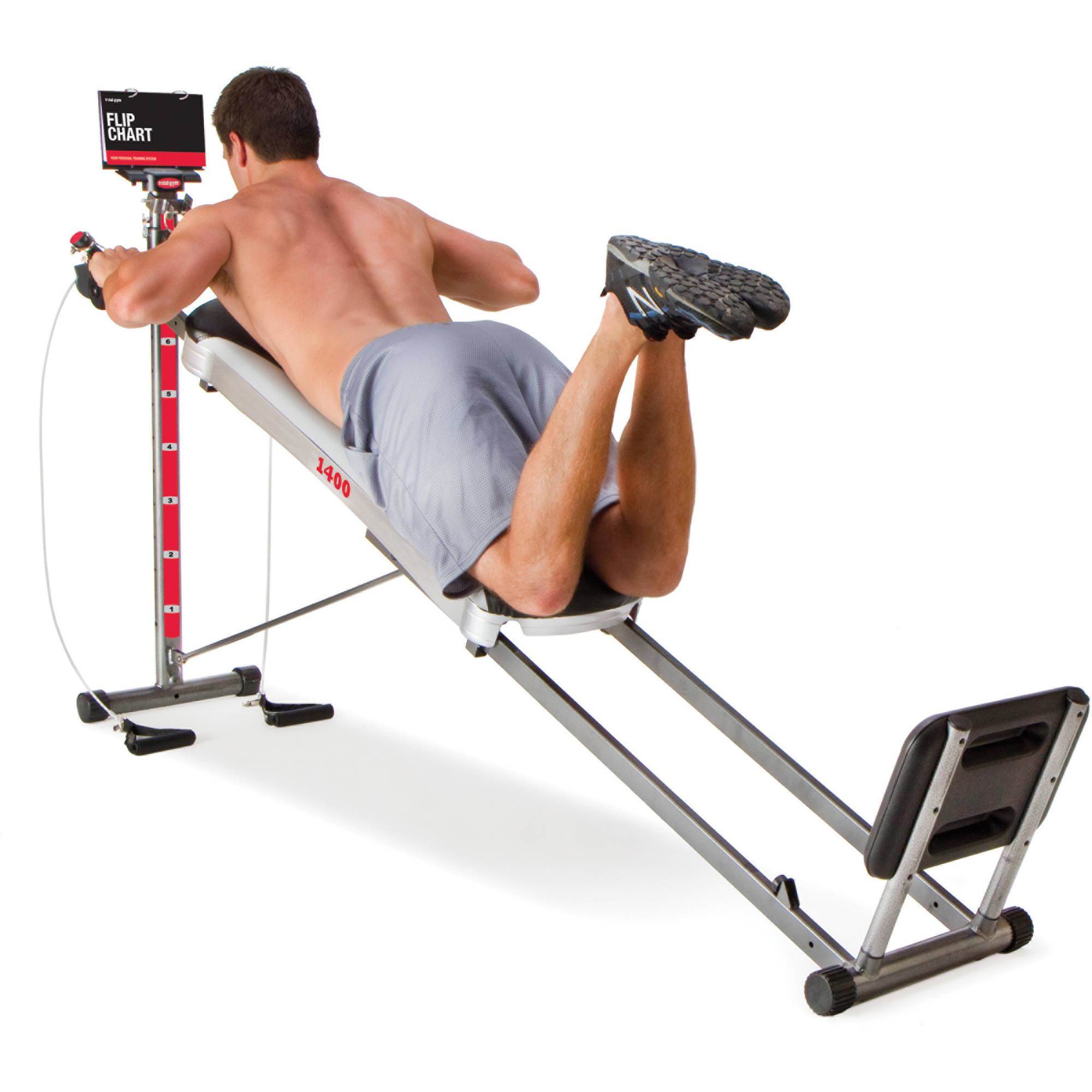 Total Gym 1400 Deluxe Home Fitness Exercise Machine Equipment with Workout DVD - image 7 of 15