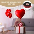 thumbnail image 4 of Uxcell Satin Ribbon, Best Wishes for You Valentine Ribbon for Gift Wrapping Fabric Ribbon for Craft DIY Wedding Birthday Valentine's Day Bouquet Accessories Wine Red, 4 of 7
