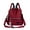 Red, variant on Red 1Pc 28X28X13.5Cm Anti Theft Travel Backpack 2 In 1 Shoulder Bag Detachable Strap Oxford