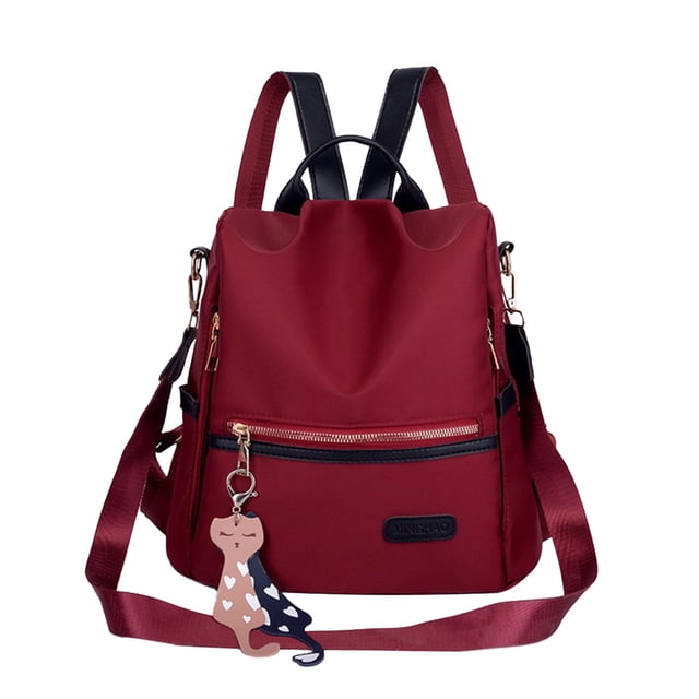 Mochila para Viajes Hombro Único Y Hombro Doble Bolsa de Viaje Multifuncional Mochila de Viaje Antirobo Bolsillo Trasero Abierto Bolsa de Viaje Antirobo Tela Uno en Uno