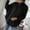 Black, variant on AOOCHASLIY Clothes Sweaters Women's Winter New Loose Doll Sleeve Knit Sweater Solid Color Half Turtleneck Sweater