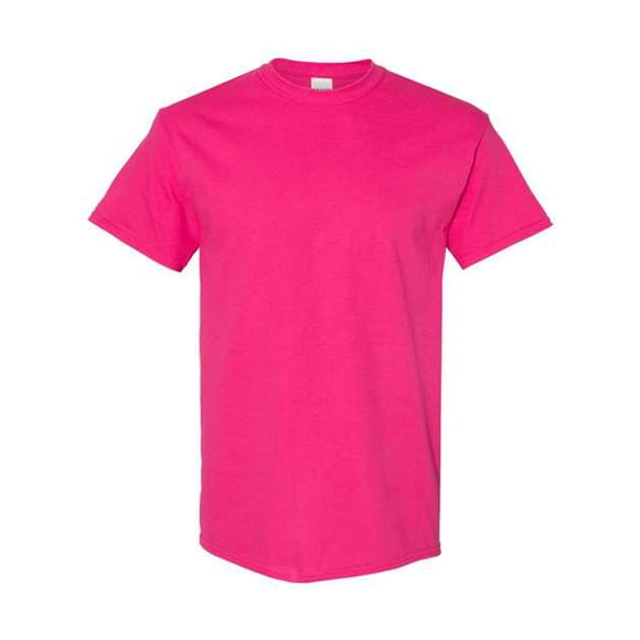 Gildan Camiseta de algodón grueso para hombre, L, Heliconia Gildan 5000
