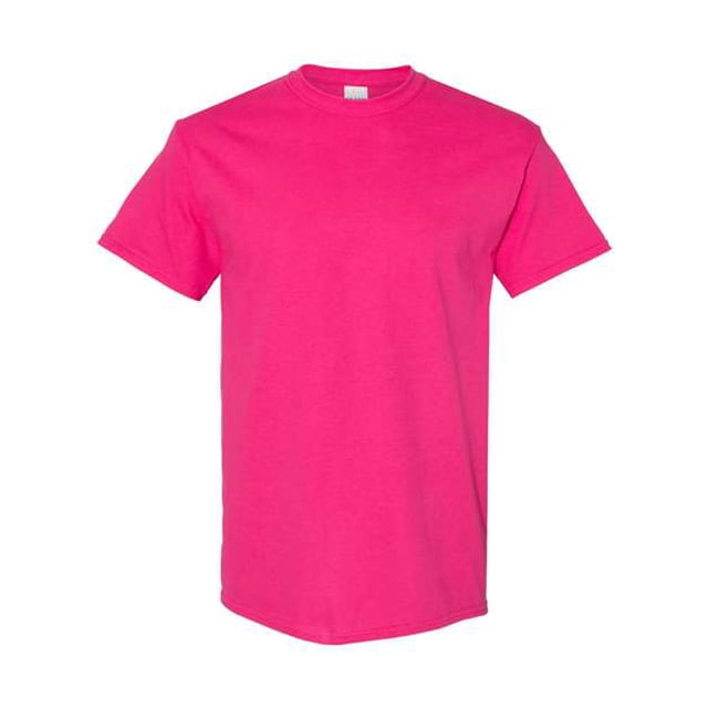 Gildan Camiseta de algodón grueso para hombre, L, Heliconia Gildan 5000