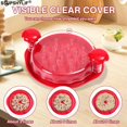 thumbnail image 6 of Chicken Shredder Large Chicken Breast Shredder Tool Twist with Brush&Fork, Visible Meat Shredder Machine, Anti-Slip Strip, Ergonomic Handle, BPA Free, Suitable for Pork Beef Chicken, 6 of 8