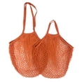 thumbnail image 1 of HZKAICUN 2Pcs Net Cotton String Shopping Bag, Reusable Mesh Market Tote Organizer for Grocery Shopper Produce Storage Beach Toys Fruit Vegetable - Less Plastic(Long Handle, Short Handle), 1 of 6