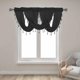 thumbnail image 1 of Cortinas de ventanas BLESIY cenefas de cortina de cocina elegante negro 45x94cm, 1 of 8