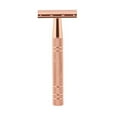 thumbnail image 2 of Double Edge Razor for Women and Men - Reusable Safety Razor with 10 Blades, Alloy Metal, Textured Grip, Classic Three Piece, Precision Grooming, Eco Friendly, Body Hair Removal, Ho Makeup Organizers, 2 of 9