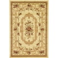 thumbnail image 1 of Unique Loom Tapis Motif Médaillon Versailles 6' x 9' Rectangle Ivoire/tan, 1 of 10