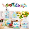 thumbnail image 3 of Brand Clearance! 5Packs PVC Tabletop Ornaments Fresh Flower Market Wooden Sign Rustic Hello Tiered Tray Decorations, 3 of 6