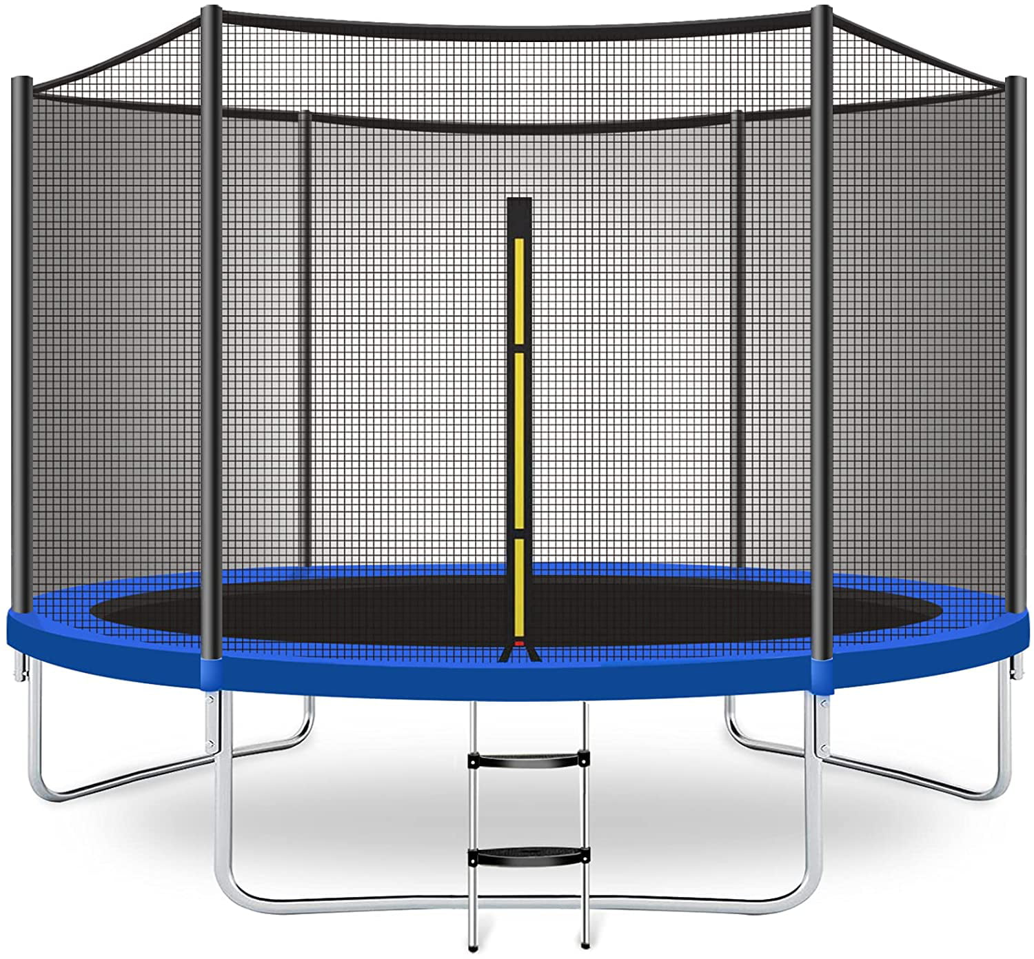 CalmMax Trampoline 10FT Jump Recreational Trampolines with Enclosure ...
