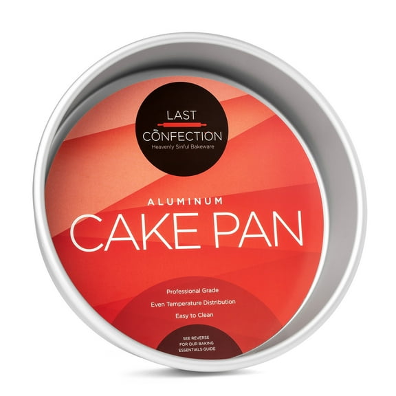 Last Confection 9" x 2" Round Cake Pan, Anodized Aluminum Cake Pan, Professional Bakeware