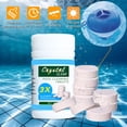 thumbnail image 1 of GIFTSCA Floating Chlorine Dispenser Include 100 Pieces Chlorine Tablets Spa Chemical Dispenser Bromine Tablet Floater for 1 Inch TabletsIdea for Pool, Spa, Hot Tub & PVC Pool, 1 of 8