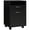 Black 582, variant on Mobile 3 Drawer File Cabinet on Wheels for Home Office, Under Desk Printer Stand with Storage, White Particleboard