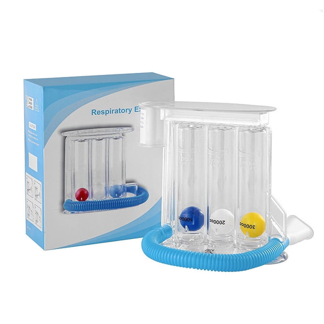 Entrenador respiratorio, instrumento de tres bolas, entrenamiento de capacidad vital, ejercicio de función pulmonar, cirugía, rehabilitación, multiespecificación, una sola bola, 5000