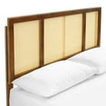 thumbnail image 5 of Kelsea Cane and Wood King Platform Bed With Splayed Legs Walnut, 5 of 7